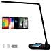 Led Table Lamp Black 8w With Wireless Charging Function - Foto miniatura 1