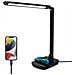 Led Table Lamp Black 8w With Wireless Charging Function - Foto miniatura 3