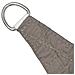Parasole a Vela Oxford Triangolare 3x3x4,24 m Grigio Talpa - Foto miniatura 4