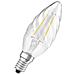 Lampadina Led Filamento Trasparente Fiamma Ritorto - 2.5w Equivalente 25w E14 - Bianco Caldo - Foto miniatura 2