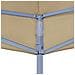 Tetto per Tendone per Feste 3x3 m Beige 270 g / m² - Foto miniatura 4