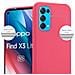 Custodia Compatibile Con Oppo Find X3 Lite In Candy Rosso - Coperchio Protettivo In Silicone Tpu Flessibile - Foto miniatura 5