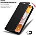 Custodia Compatibile Con Samsung Galaxy A42 In Nero Di Notte - Coperchio Protettiva Con Chiusura Magnetica, Funzione Stand E Tasca Per Le Carte - Foto miniatura 7