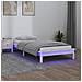 Giroletto con LED Bianco 90x200 cm in Legno Massello - Foto miniatura 1