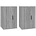 Mobili Porta Tv A Parete 2 Pz Grigio Sonoma 40x34,5x60 Cm - Foto miniatura 2