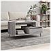 Tavolino Da Salotto Grigio Sonoma 90x49x45 Cm Legno Multistrato - Foto miniatura 1