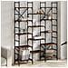 Libreria Rovere Fumo 127,5x28,5x172,5 Cm In Legno Multistrato - Foto miniatura 1