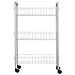 Carrello Per Verdure Argentato Metallo Plastica 37 X 27 X 62,3 Cm (4 Unità) - Foto miniatura 3