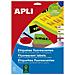 Adesivi /etichette Apli Giallo 38,1 X 21,2 Mm 20 Foglie - Foto miniatura 1