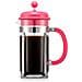 Caffettiera Manuale 1918-539BTR Caffettiera a Stantuffo 1L 8 Tazze Colore Rosa Trasparente - Foto miniatura 1