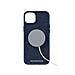 Salmon Leather Magsafe Case - iPhone 14 Plus - Blue - Foto miniatura 3