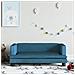 Divano Per Bambini Blu 80x45x30 Cm In Velluto - Foto miniatura 1