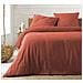 Set Biancheria Da Letto In Garza Di Cotone Rossa 240 X 220 Cm - Foto miniatura 1