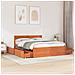Letto Senza Materasso Marrone Cera 160x200 Cm In Legno Di Pino - Foto miniatura 1