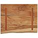 Mensola A Muro 50x40x2,5cm Rettangolare Legno Acacia Bordi Vivi - Foto miniatura 4