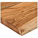 Mensola A Muro 50x40x2,5cm Rettangolare Legno Acacia Bordi Vivi - Foto miniatura 5