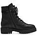 Black Casual Closed Booties Stivaletti Sintetico E Tessile Scarpe Donna Nero Eu 39, 5-26213-41 0a1 - Foto miniatura 3