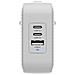 CARICATORE DA VIAGGIO 70W WH USB-C GAN (3C+1A) BIANCO - Foto miniatura 5