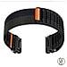Cinturino Per Orologio In Nylon Per Garmin Fenix 8/5/6/7x Pro/epix 935/965 Black + Light Gray 22 Mm - Foto miniatura 2
