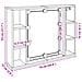 Mobile a Specchio LED Legno Antico 76x15x55 cm Multistrato - Foto miniatura 5