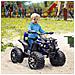 Quad Elettrico per Bambini 3-5 Anni a 12V con Fari e Pedale, in PP e Metallo 100x65x73 cm, Blu - Foto miniatura 2