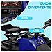 Quad Elettrico per Bambini 3-5 Anni a 12V con Fari e Pedale, in PP e Metallo 100x65x73 cm, Blu - Foto miniatura 3