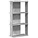 Libreria 3 Ripiani Grigio Cemento 60x30x120 Cm Multistrato - Foto miniatura 2
