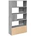 Lusso Casadino -  Libreria Grigio Sonoma 100x36x189 Cm In Legno Multistrato - Foto miniatura 4