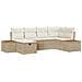 Set di Divani da Giardino da 6 Pezzi con Cuscini Beige Polyrattan - Foto miniatura 1