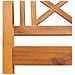 Panchina da giardino 220x56x90 cm Legno massello di acacia - Foto miniatura 7