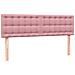 Giroletto a Molle con Materasso Rosa 140x220 cm in Velluto - Foto miniatura 7