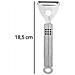 Pelapatate In Acciaio Inossidabile 18.5cm Per Frutta Verdura Ultra Resistente, Argento - Foto miniatura 3
