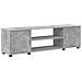 Set di mobile TV da 4 pezzi 4 pcs Grigio cemento - Foto miniatura 6