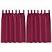 Tende Blackout con Anelli 2 pcs Rosso Vino 140 x 140 cm - Foto miniatura 1