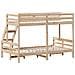 Letto a Castello 80x200/120x200 cm in Legno Massello di Pino - Foto miniatura 6