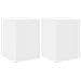 Mobile TV da parete 2 pcs Bianco 30 x 31 x 40 cm - Foto miniatura 1