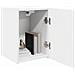 Mobile TV da parete 2 pcs Bianco 30 x 31 x 40 cm - Foto miniatura 3