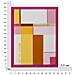 Stampa Su Tela Acrylic B Astratto Geometrico Con Cornice Fucsia, 60x80 Cm - Foto miniatura 7
