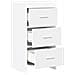 Credenza Bianco 40 x 36 x 80 cm Legno ingegnerizzato - Foto miniatura 3