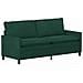 Set di divani 2 pcs Verde Scuro Velluto - Foto miniatura 3