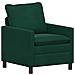 Set di divani 2 pcs Verde Scuro Velluto - Foto miniatura 4