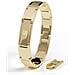 Bracciale Da Uomo Premium ""impact"" In Acciaio Chirurgico 316l, Oro, 20 Cm - Foto miniatura 1