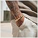 Bracciale Da Uomo Premium ""impact"" In Acciaio Chirurgico 316l, Oro, 20 Cm - Foto miniatura 4
