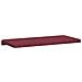 Cuscino per panchina Tessuto Rosso Vino Profondità 35 cm - Foto miniatura 7