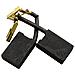 Spazzole di carbone per DeWalt D25961K - 6,3 x 16 x 23 mm - coppia - Foto miniatura 2
