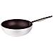 Wok Fondo Piano Diametro 32 cm - Linea Alluminio Platinum 5 mm - Foto miniatura 2
