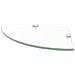Scaffale Angolare Con Supporti Cromati In Vetro Bianco 35x35 Cm - Foto miniatura 2