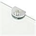 Scaffale Angolare Con Supporti Cromati In Vetro Bianco 35x35 Cm - Foto miniatura 5