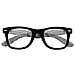 Occhiale Da Lettura Aste Righe Black +3.00 - Foto miniatura 1