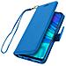 Custodia Huawei P Smart 2019 / Honor 10 Lite Tasche Supporto Soft Touch Azzurra - Foto miniatura 3